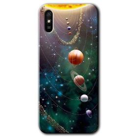 Xiaomi Redmi 9A Cosmos Baskılı Uyumlu Silikon Kılıf