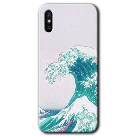 Xiaomi Redmi 9A Dalga Baskılı Uyumlu Silikon Kılıf