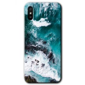 Xiaomi Redmi 9A Deniz Kıyısı Baskılı Uyumlu Silikon Kılıf