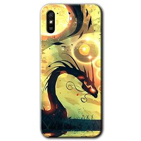 Xiaomi Redmi 9A Digital Dragon Baskılı Uyumlu Silikon Kılıf