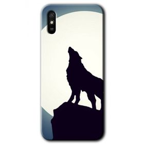 Xiaomi Redmi 9A Dolunay Bozkurt Baskılı Uyumlu Silikon Kılıf