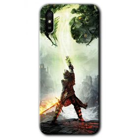 Xiaomi Redmi 9A Dragon Hunter Baskılı Uyumlu Silikon Kılıf
