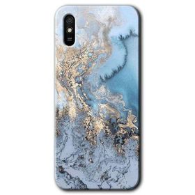 Xiaomi Redmi 9A Eski Mermer Baskılı Uyumlu Silikon Kılıf