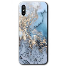 Xiaomi Redmi 9A Eski Mermer Baskılı Uyumlu Silikon Kılıf