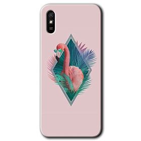 Xiaomi Redmi 9A Flamingo Baskılı Uyumlu Silikon Kılıf