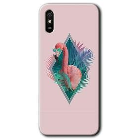 Xiaomi Redmi 9A Flamingo Baskılı Uyumlu Silikon Kılıf