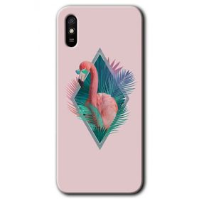 Xiaomi Redmi 9A Flamingo Baskılı Uyumlu Silikon Kılıf