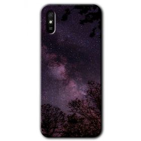 Xiaomi Redmi 9A Gece Galaksi Baskılı Uyumlu Silikon Kılıf