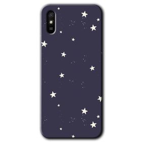 Xiaomi Redmi 9A Gökyüzü Yıldız Baskılı Uyumlu Silikon Kılıf