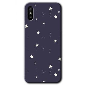 Xiaomi Redmi 9A Gökyüzü Yıldız Baskılı Uyumlu Silikon Kılıf