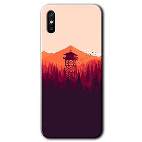 Xiaomi Redmi 9A Gözlem Kulesi Baskılı Uyumlu Silikon Kılıf
