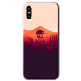 Xiaomi Redmi 9A Gözlem Kulesi Baskılı Uyumlu Silikon Kılıf
