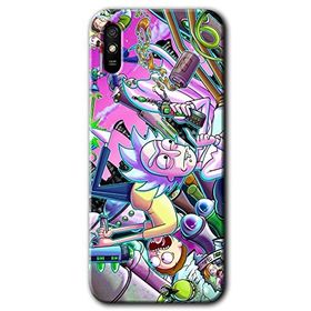 Xiaomi Redmi 9A Graffiti Çizgi Film Baskılı Uyumlu Silikon Kılıf