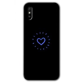 Xiaomi Redmi 9A Heart Strokes Baskılı Uyumlu Silikon Kılıf