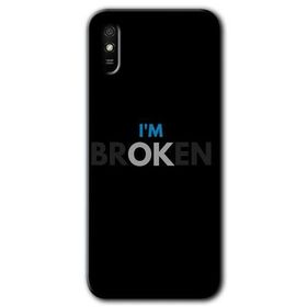 Xiaomi Redmi 9A Im Broken Baskılı Uyumlu Silikon Kılıf