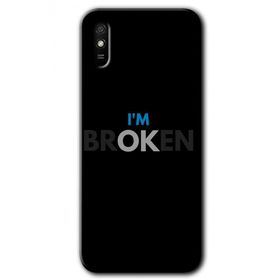 Xiaomi Redmi 9A Im Broken Baskılı Uyumlu Silikon Kılıf