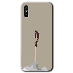 Xiaomi Redmi 9A İronman Airport Baskılı Uyumlu Silikon Kılıf