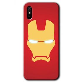 Xiaomi Redmi 9A İronMan Baskılı Uyumlu Silikon Kılıf
