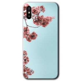 Xiaomi Redmi 9A Japon Çiçeği Baskılı Uyumlu Silikon Kılıf