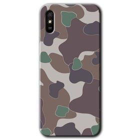 Xiaomi Redmi 9A Kamuflaj 11 Baskılı Uyumlu Silikon Kılıf