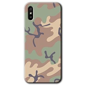 Xiaomi Redmi 9A Kamuflaj 29 Baskılı Uyumlu Silikon Kılıf