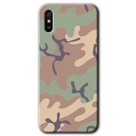 Xiaomi Redmi 9A Kamuflaj 29 Baskılı Uyumlu Silikon Kılıf