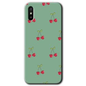 Xiaomi Redmi 9A Kiraz Berry Baskılı Uyumlu Silikon Kılıf