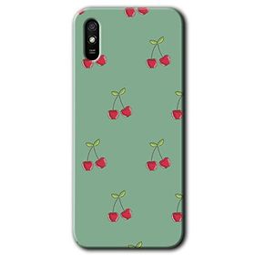Xiaomi Redmi 9A Kiraz Berry Baskılı Uyumlu Silikon Kılıf