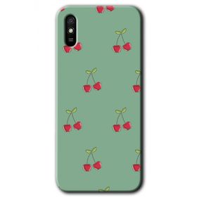 Xiaomi Redmi 9A Kiraz Berry Baskılı Uyumlu Silikon Kılıf