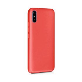 Xiaomi Redmi 9A Kırmızı Uyumlu Silikon Kılıf