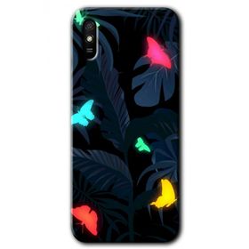Xiaomi Redmi 9A Lighter Butterfly Baskılı Uyumlu Silikon Kılıf