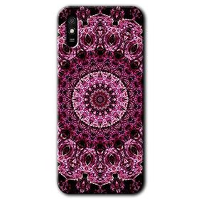 Xiaomi Redmi 9A Mandala Patterns Kaleidoscope Baskılı Uyumlu Silikon Kılıf