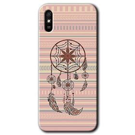 Xiaomi Redmi 9A Mandala Retro Baskılı Uyumlu Silikon Kılıf