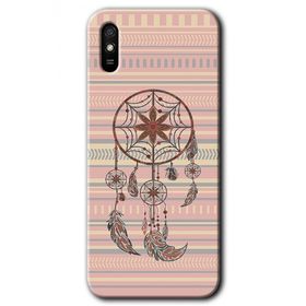 Xiaomi Redmi 9A Mandala Retro Baskılı Uyumlu Silikon Kılıf