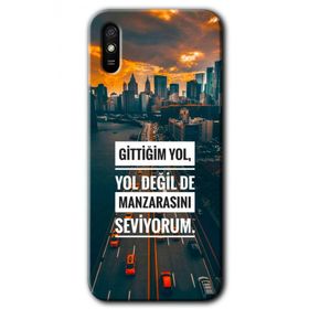 Xiaomi Redmi 9A Manzara Seviyorum Baskılı Uyumlu Silikon Kılıf