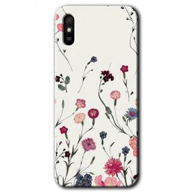 Xiaomi Redmi 9A Mat Çiçek Baskılı Uyumlu Silikon Kılıf