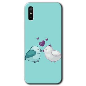 Xiaomi Redmi 9A Mutlu Kuşlar Baskılı Uyumlu Silikon Kılıf