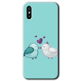 Xiaomi Redmi 9A Mutlu Kuşlar Baskılı Uyumlu Silikon Kılıf