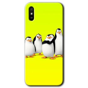 Xiaomi Redmi 9A Penguenler Baskılı Uyumlu Silikon Kılıf