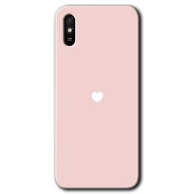 Xiaomi Redmi 9A Sade Kalp Baskılı Uyumlu Silikon Kılıf