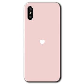 Xiaomi Redmi 9A Sade Kalp Baskılı Uyumlu Silikon Kılıf