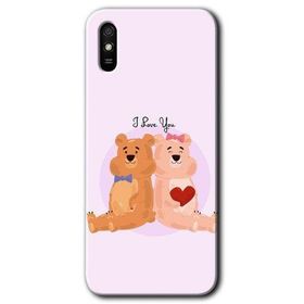 Xiaomi Redmi 9A Sevgili Ayıcık Baskılı Uyumlu Silikon Kılıf