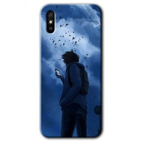 Xiaomi Redmi 9A Sonbahar Yalnızlığı Baskılı Uyumlu Silikon Kılıf