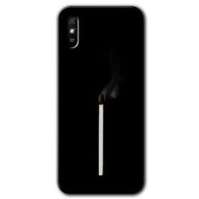 Xiaomi Redmi 9A Sönmüş Kibrit Baskılı Uyumlu Silikon Kılıf
