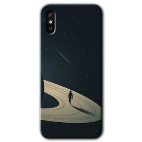 Xiaomi Redmi 9A Space Planet Baskılı Uyumlu Silikon Kılıf