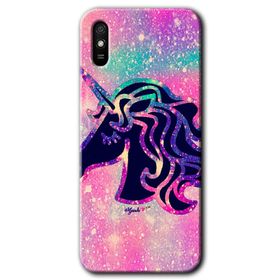 Xiaomi Redmi 9A Unicorn Kristal Baskılı Uyumlu Silikon Kılıf