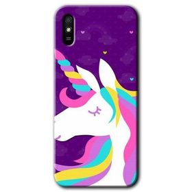 Xiaomi Redmi 9A Unicorn Sleep Baskılı Uyumlu Silikon Kılıf
