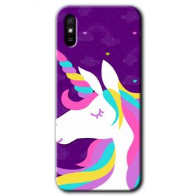 Xiaomi Redmi 9A Unicorn Sleep Baskılı Uyumlu Silikon Kılıf
