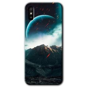 Xiaomi Redmi 9A Uzay Gökyüzü Baskılı Uyumlu Silikon Kılıf
