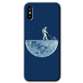 Xiaomi Redmi 9A Uzay İşçisi Baskılı Uyumlu Silikon Kılıf